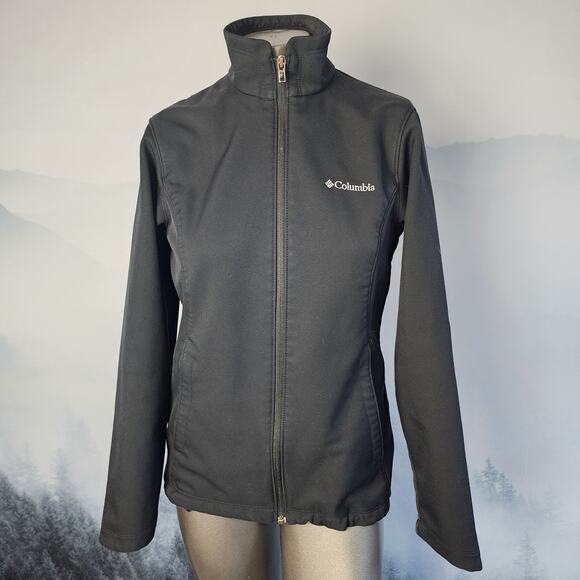 Columbia Kruser Ridge Black Softshell Jacket | Women's Small - Picture 1 of 16